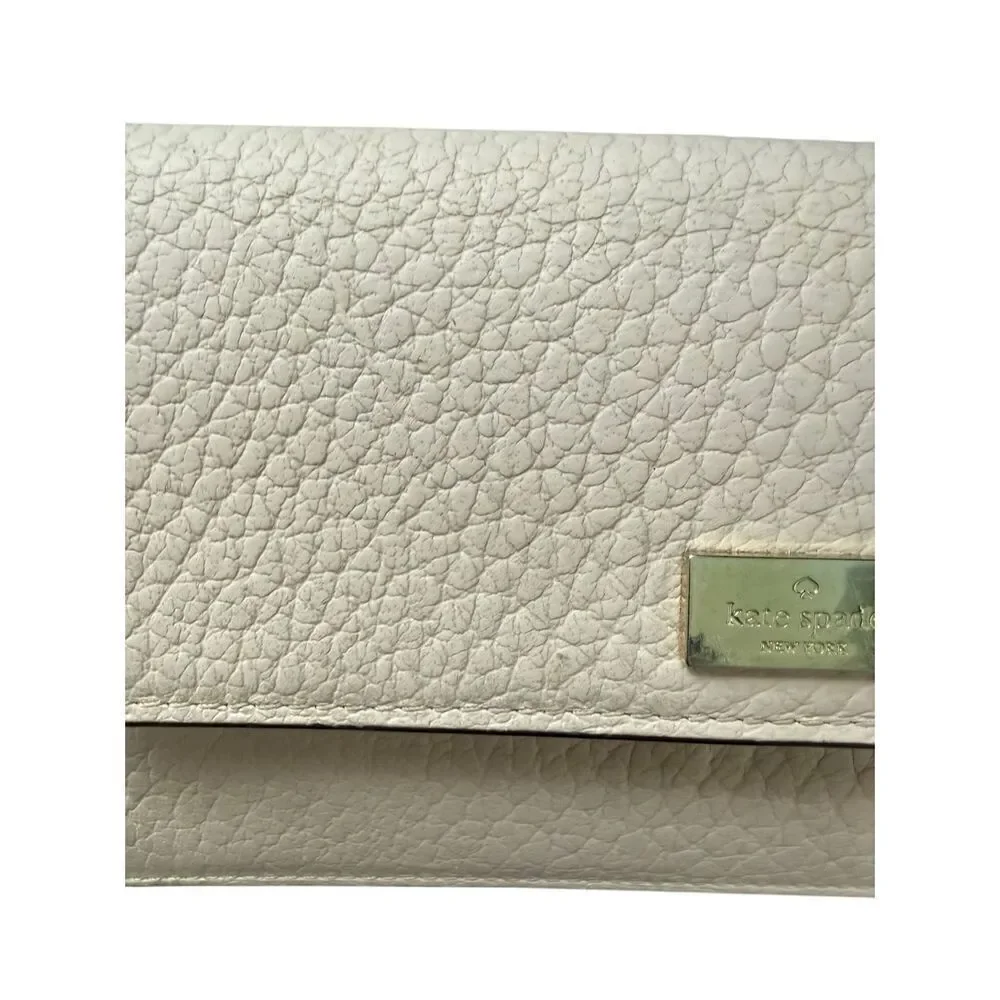 Kate Spade New York Womens Pink Warmvellum Prospect Place Liana Leather Wallet